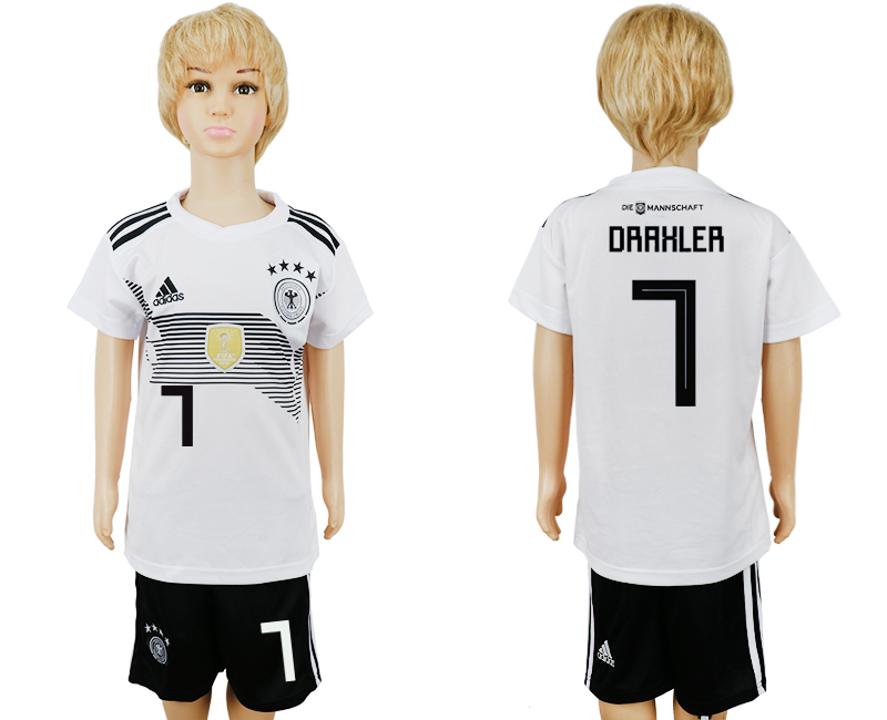 2018 maillot pour enfants GERMANY CHIRLDREN #7 DRAXLER